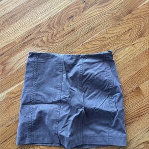 Free People High Waist Gray Skirt